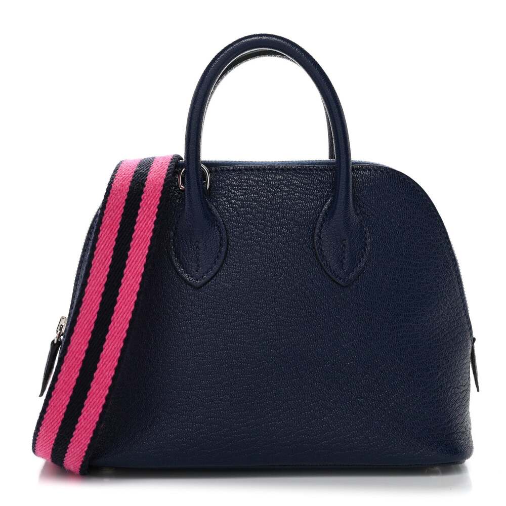 Hermes Chevre Mysore Mini Bolide Bleu #295689H75B